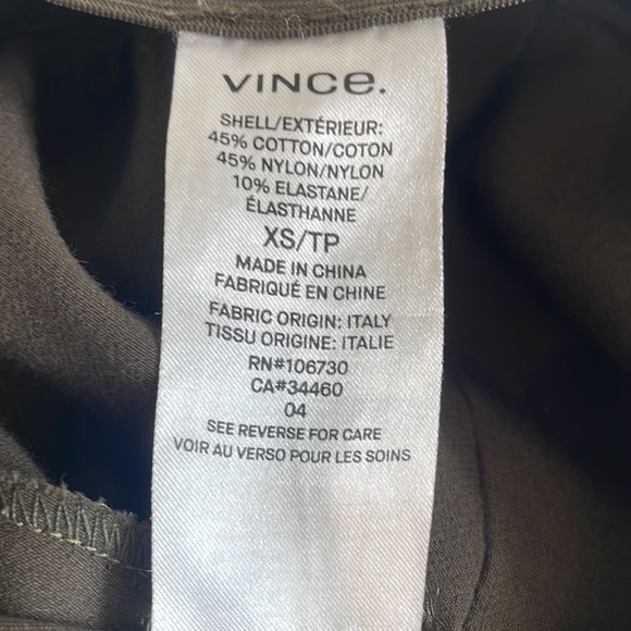 Vince | stirrup leggings, olive green - Picture 2 of 4